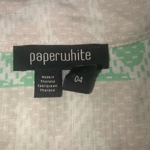 Paperwhite multicolored button down shirt. - Picture 7 of 8